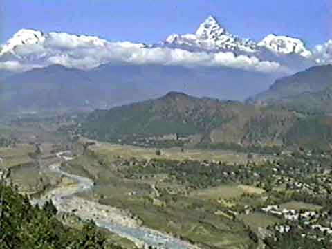 
Annapurna South, Machapuchare, Annapurna III From Near Pokhara - The Annapurna Circuit: An Independent Trek In Nepal DVD
